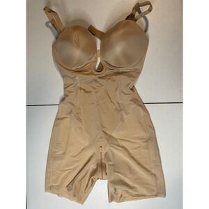 SHAPELLX Strapless Shapewear for Women Corset Tummy Control Backless,S